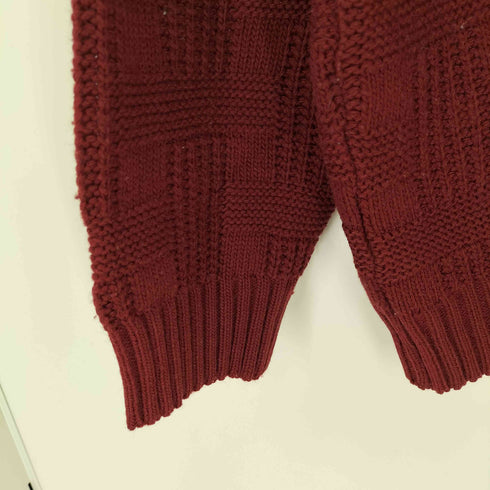 ラコステ LACOSTE 80S フランス製 バスケット編みウールニット メンズ 6