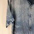 ディーゼル DIESEL 25SS D-NABIL-FSG Bowling shirt in distressed denim メンズ import:XL