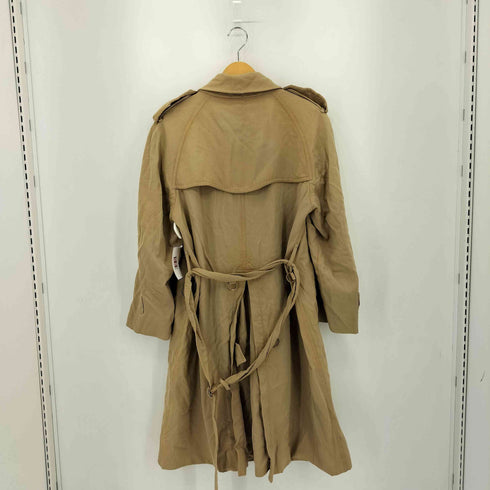 バーバリーズ BURBERRYS 80-90s イングランド製 ウール ダブルブレスト トレンチコート レディース