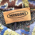 ミッソーニ MISSONI イタリア製 ウール混 幾何学 ノーカラージャケット レディース