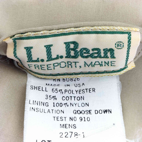 エルエルビーン L.L.Bean USA製 Goose Down ダウンベスト レディース import:M