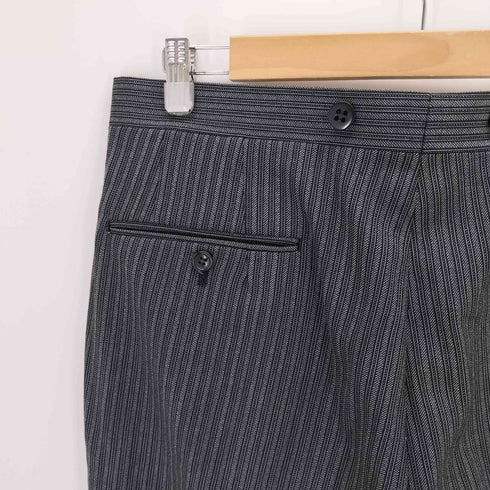 BRUMMELL ストライプタックスラックスパンツ メンズ 88