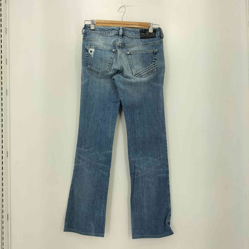 ディーゼル DIESEL 00s イタリア製 ダメージ加工 ストレートデニムパンツ メンズ W27 L32