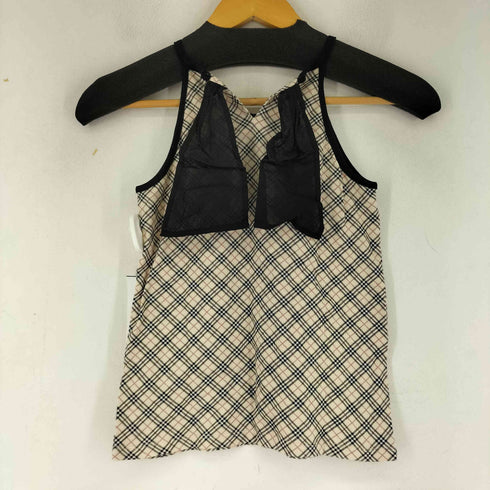 バーバリーロンドン BURBERRY LONDON ノバチェック バックリボン キャミソール レディース