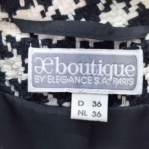 Eiegance sa paris 千鳥格子 コート レディース 36