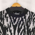 メゾンスペシャル MAISON SPECIAL Prime-Over Thunder Mesh Jacquard Crew Neck Knit Pullover メンズ JPN:2