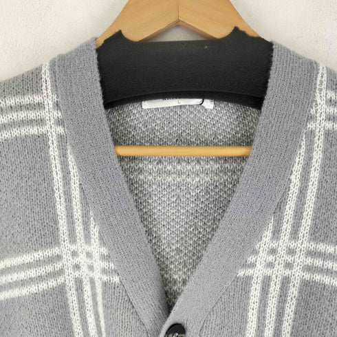 knitwear チェック柄 カーディガン メンズ JPN:L