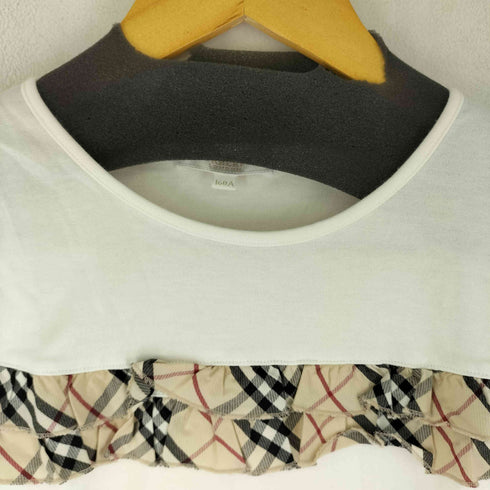 バーバリーロンドン BURBERRY LONDON ノバチェック フリル S/S Tシャツ レディース