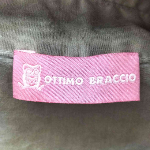 ottimo braccio イタリア製 サイドギャザー 花柄デザインシャツ レディース import:M