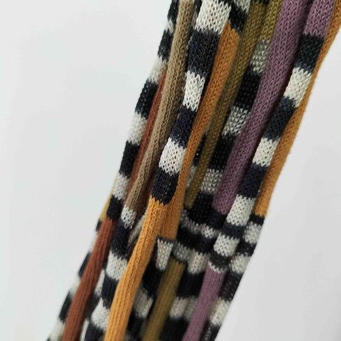 ミッソーニ MISSONI イタリア製 マルチカラー網マフラー レディース