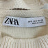 ザラ ZARA ラインストーンビジューデザインニット レディース import:S