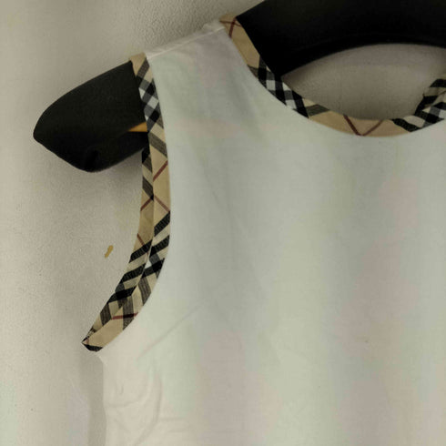 バーバリーロンドン BURBERRY LONDON ノバチェック ロゴ刺繍 タンクトップ レディース