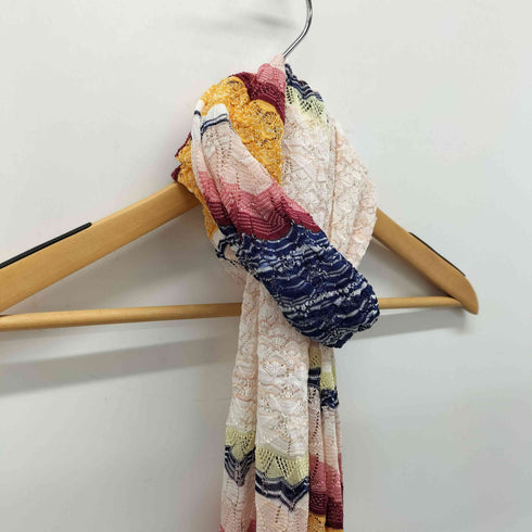 ミッソーニ MISSONI イタリア製 マルチカラーマフラー レディース