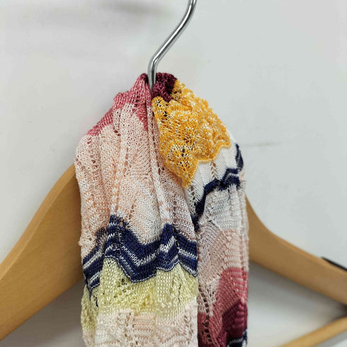ミッソーニ MISSONI イタリア製 マルチカラーマフラー レディース
