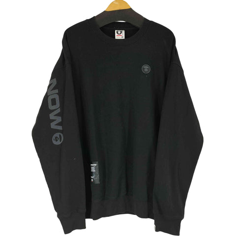 エーエイプバイアベイシングエイプ AAPE BY A BATHING APE AAPE BY CREW NECK SWEAT メンズ import:XL