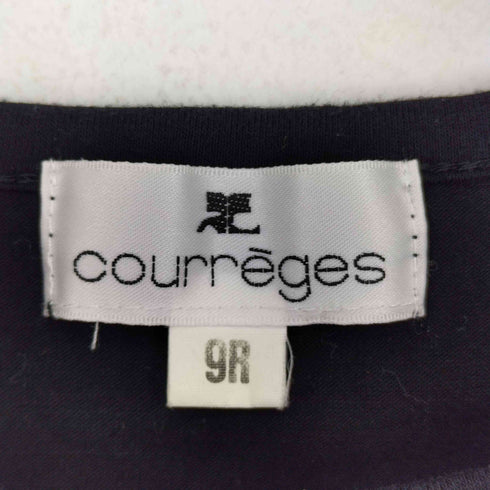 COURREGES 花柄ビジュー S/S Tシャツ レディース