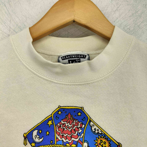 リー Lee 90s USA製 NUTCRACKER プリント ハイネック 長袖 スウェット メンズ import:S