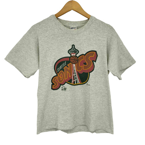 アーテックス ARTEX 90s シングルステッチ バスケットボールチーム クルーネック 半袖 Tシャツ メンズ import:L