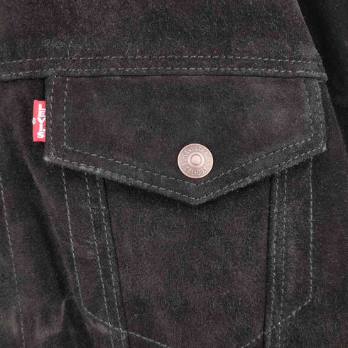 リーバイス Levis LEATHER COLLECTION HIGHLAND SUEDE TRUCKER JACKET メンズ XL