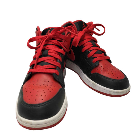 ジョーダンブランド JORDAN BRAND GS Air Jordan 1 Mid Bred Toe エアジョーダン1 ミッド ブレッドトゥ レディース JPN:23.5