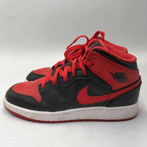 ジョーダンブランド JORDAN BRAND GS Air Jordan 1 Mid Bred Toe エアジョーダン1 ミッド ブレッドトゥ レディース JPN:23.5