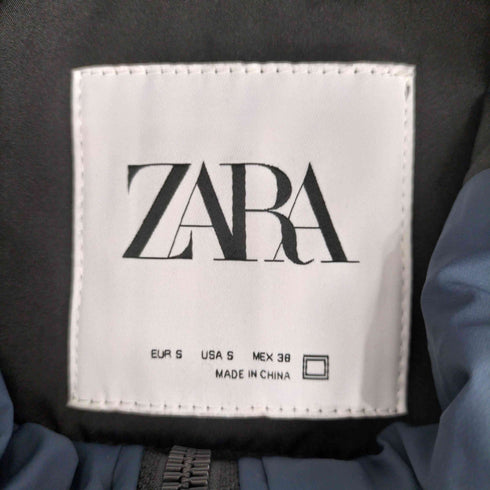 ザラ ZARA 中綿フーデッドジャケット メンズ import:S