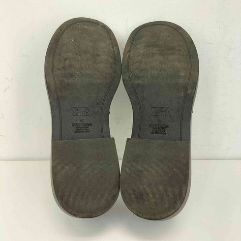 ザラ ZARA フェイクレザー ローファー メンズ 42