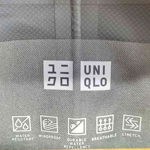 ユニクロ UNIQLO ブロックテックパーカー メンズ JPN:L