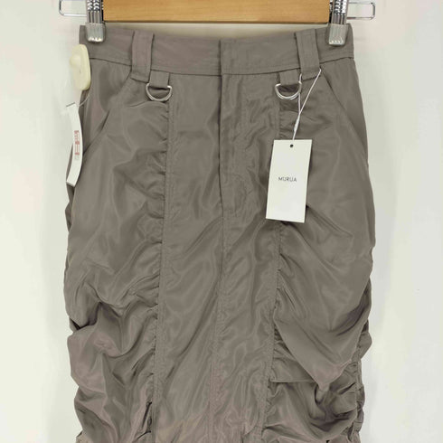 ムルーア MURUA 24SS シャーリングロングスカート レディース JPN:1