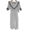 イデム IDEM marine shirring onepiece シャーリングパフスリーブワンピース レディース