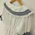 イデム IDEM marine shirring onepiece シャーリングパフスリーブワンピース レディース