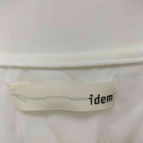 イデム IDEM marine shirring onepiece シャーリングパフスリーブワンピース レディース