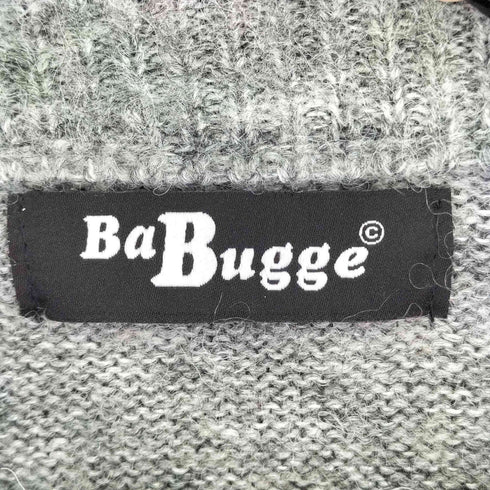 BABUGGE オーバーサイズ シャギーニット レディース