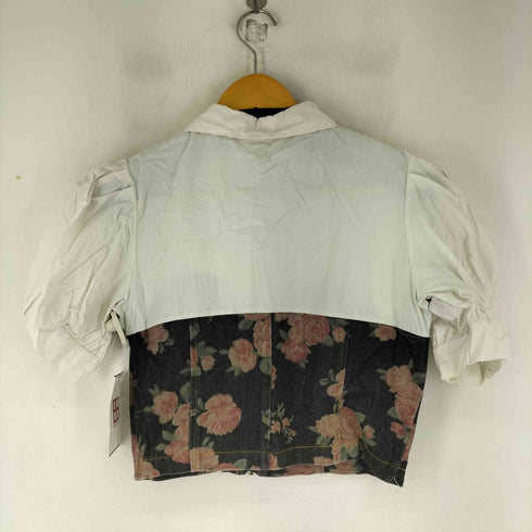 デニムドッキング S/S トップス レディース