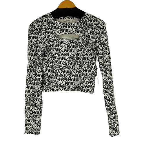 オンリー ONLY L/S 総柄デザイントップス レディース import:M