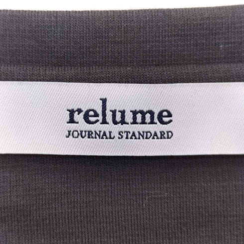 ジャーナルスタンダードレリューム JOURNAL STANDARD relume 25aw 50/-ポンチ 汗ジミ防止 ヘンリーネックT メンズ JPN:S