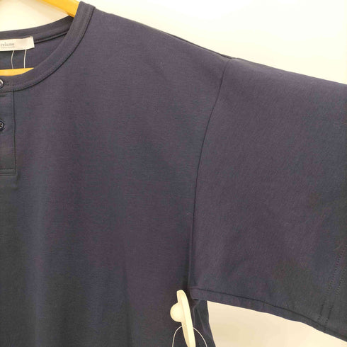 ジャーナルスタンダードレリューム JOURNAL STANDARD relume 25aw 50/-ポンチ 汗ジミ防止 ヘンリーネックT メンズ JPN:S