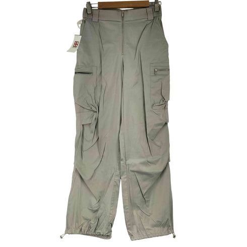 ザラ ZARA サテングレー カーゴパンツ レディース JPN:XS
