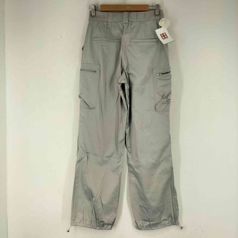 ザラ ZARA サテングレー カーゴパンツ レディース JPN:XS