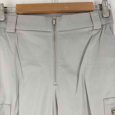 ザラ ZARA サテングレー カーゴパンツ レディース JPN:XS