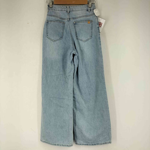 ハート穴あき デニムパンツ レディース