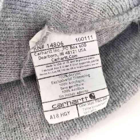 カーハート Carhartt USA製 ニットキャップ メンズ ONE SIZE