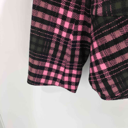 ローブドシャンブルコムデギャルソン robe de chambre COMME des GARCONS ウール ツイード チェック 3B テーラード ジャケット レディース JPN:M