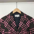 ローブドシャンブルコムデギャルソン robe de chambre COMME des GARCONS ウール ツイード チェック 3B テーラード ジャケット レディース JPN:M