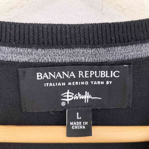 バナナリパブリック BANANA REPUBLIC Vネックウールニット メンズ L