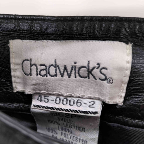 Chadwicks ストレートレザーパンツ レディース 2P