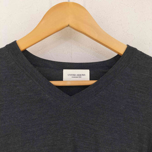 ユナイテッドアローズ UNITED ARROWS Vネック ウールニット メンズ M