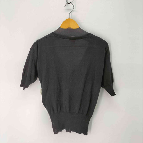 ヴィヴィアンウエストウッドレッドレーベル Vivienne Westwood RED LABEL コットン 半袖 カーディガン レディース import:L