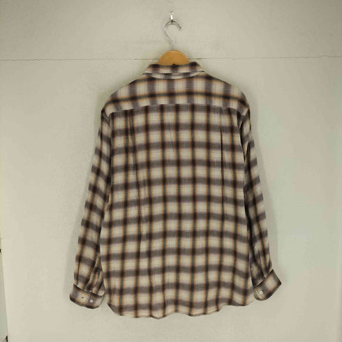 エーグル AIGLE オンブレチェックシャツ メンズ XL