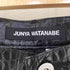 ジュンヤワタナベコムデギャルソン JUNYA WATANABE COMME des GARCONS AD2025 AW エンボス加工 クロコダイルフェイクレザーパンツ レディース XS